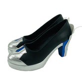 Genshin Impact Eula Cosplay Shoes - Authentic Project Wave Knight Cosplay Footwear for Anime Conventions - Halloweez